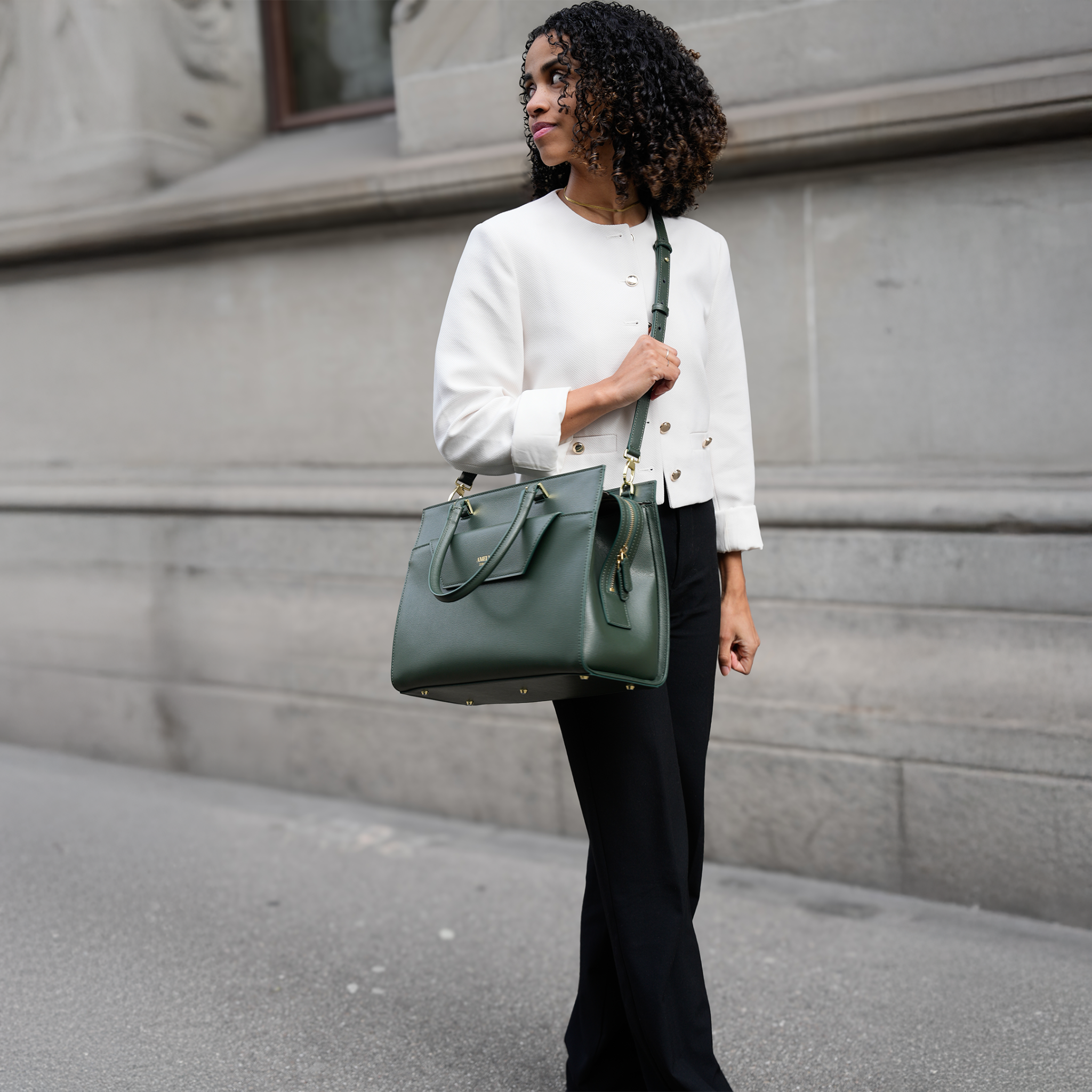 AMELI Zurich | CENTRAL | Dark Green | Limited Edition | Model - Cross Body