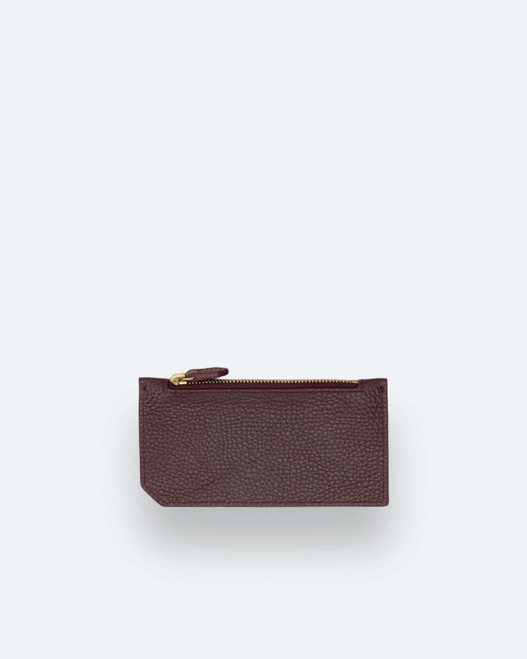 ALEMI Zurich | CARDHOLDER | Accessoires | Maroon Red | Soft Grain Leather | Back