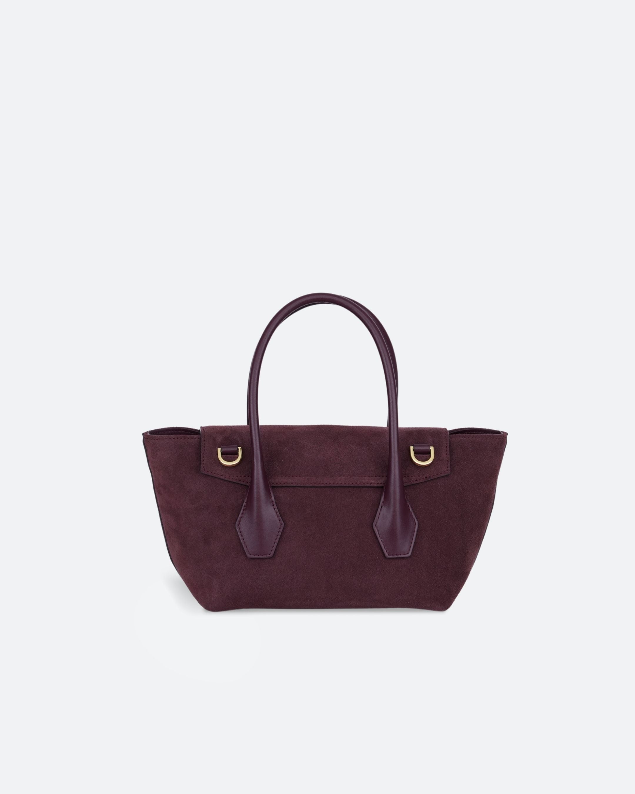 ALEMI Zurich | IDA SMALL | Small Bag | Maroon Red | Suede Leather | Back