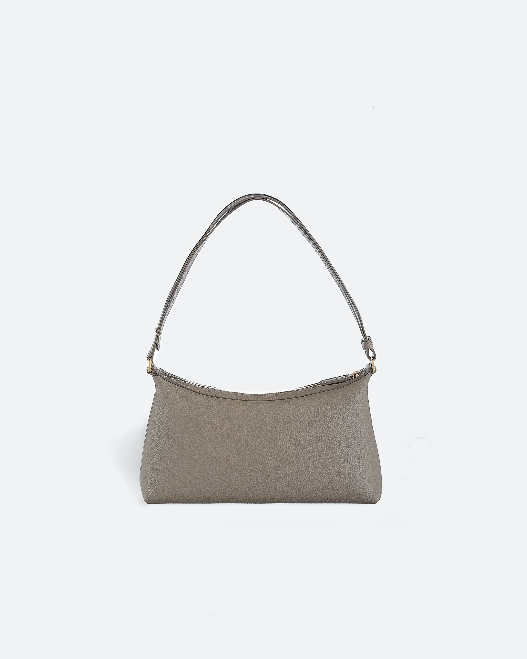 ALEMI Zurich | LETTEN SMALL | Small Bag | Beige I Soft Grain Leather | Bag back