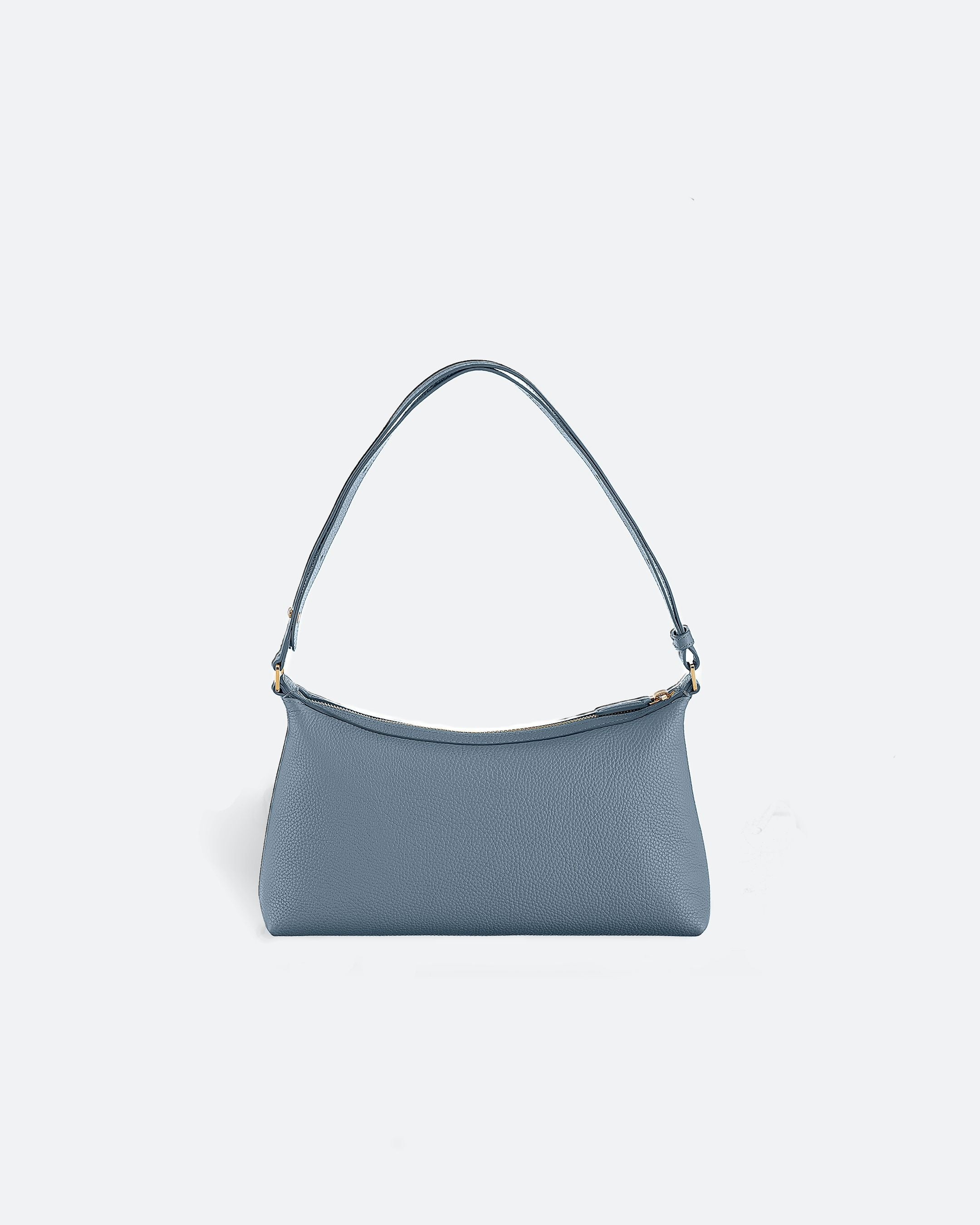 ALEMI Zurich | LETTEN SMALL | Small Bag | Ice Blue I Soft Grain Leather | Bag back