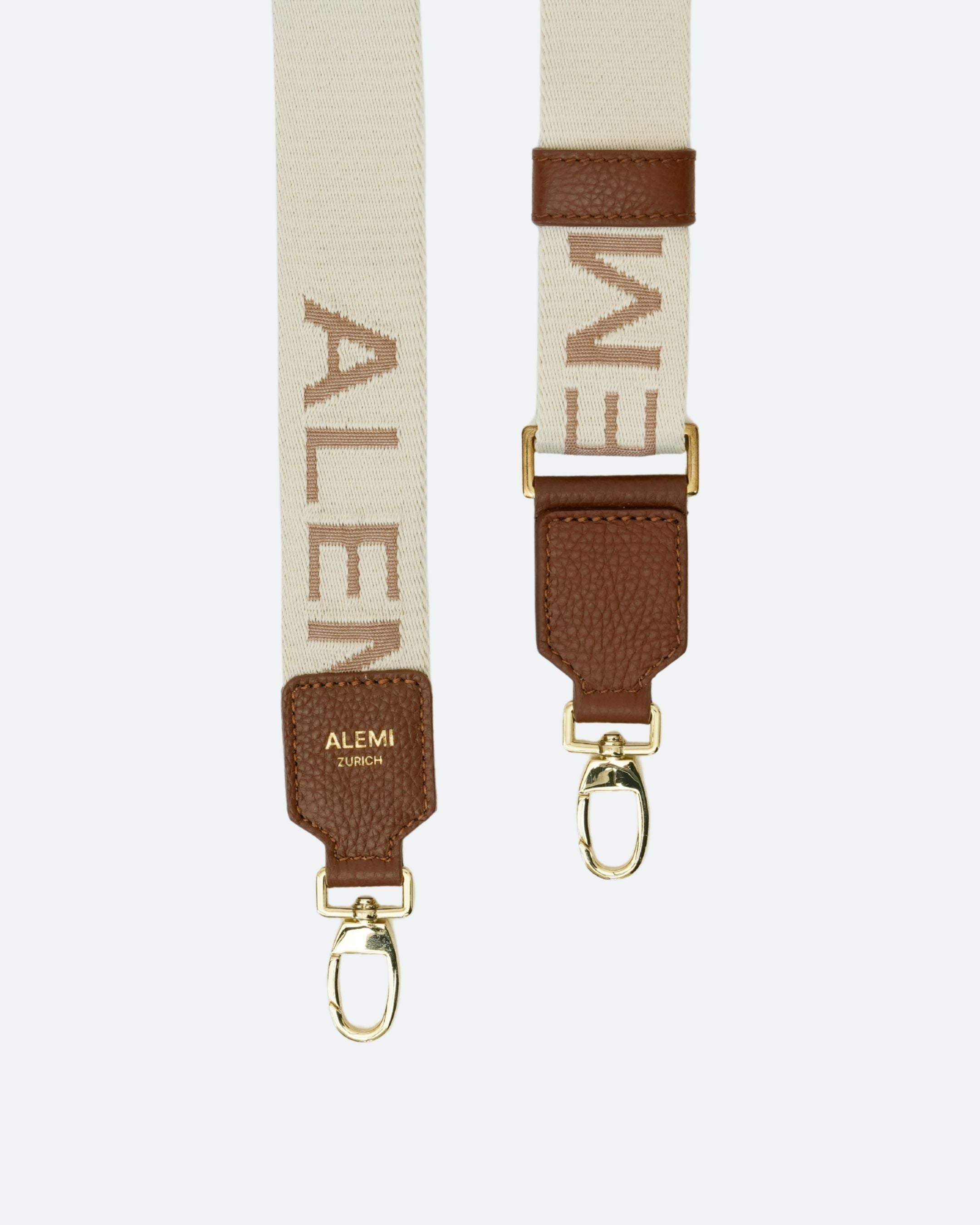 ALEMI Zurich | Adjustable Strap | Cognac | Soft Grain Leather | Strap locks