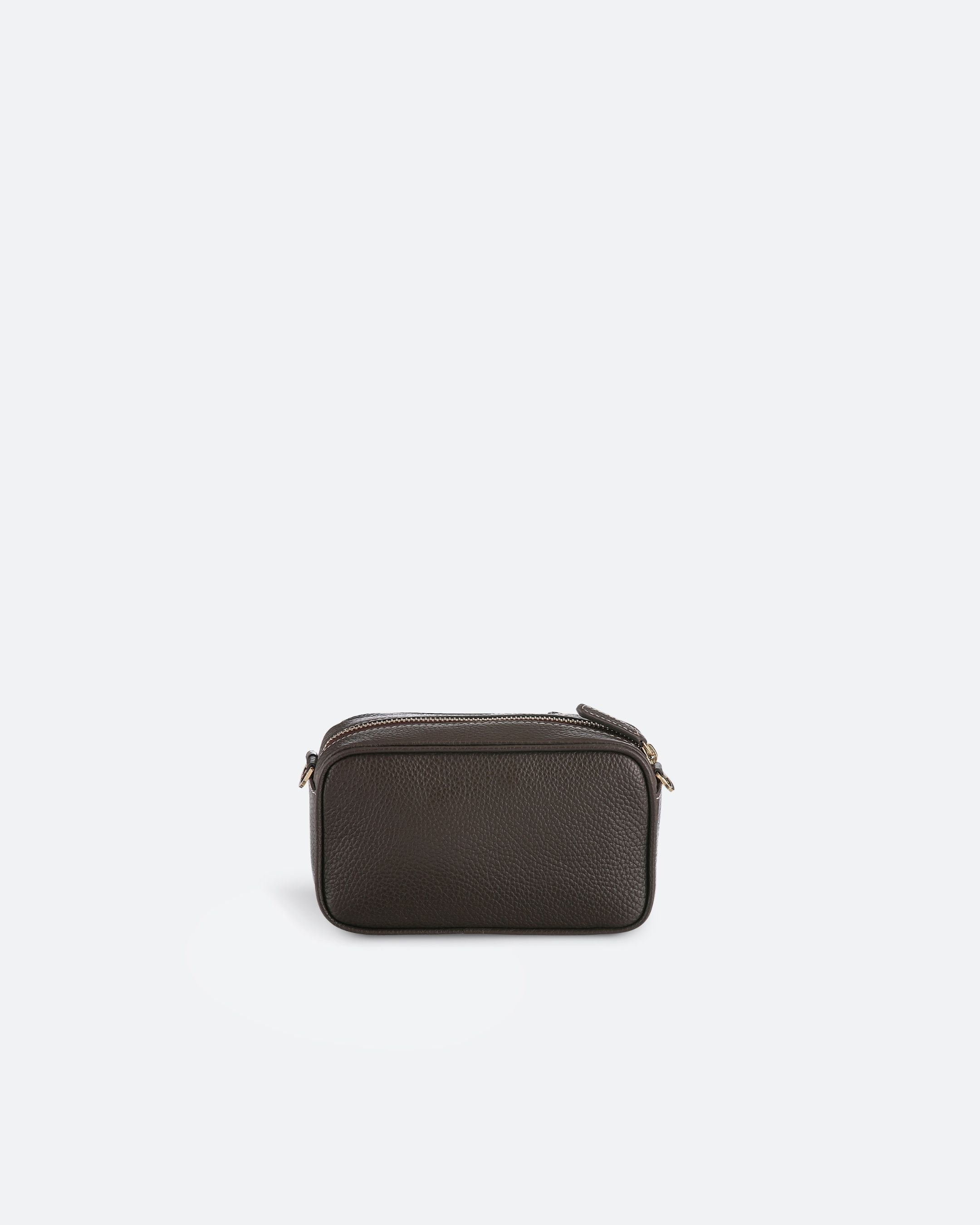 ALEMI Zurich | BELVOIR | Small Bag | Dark Brown | Soft Grain Leather | Bag back