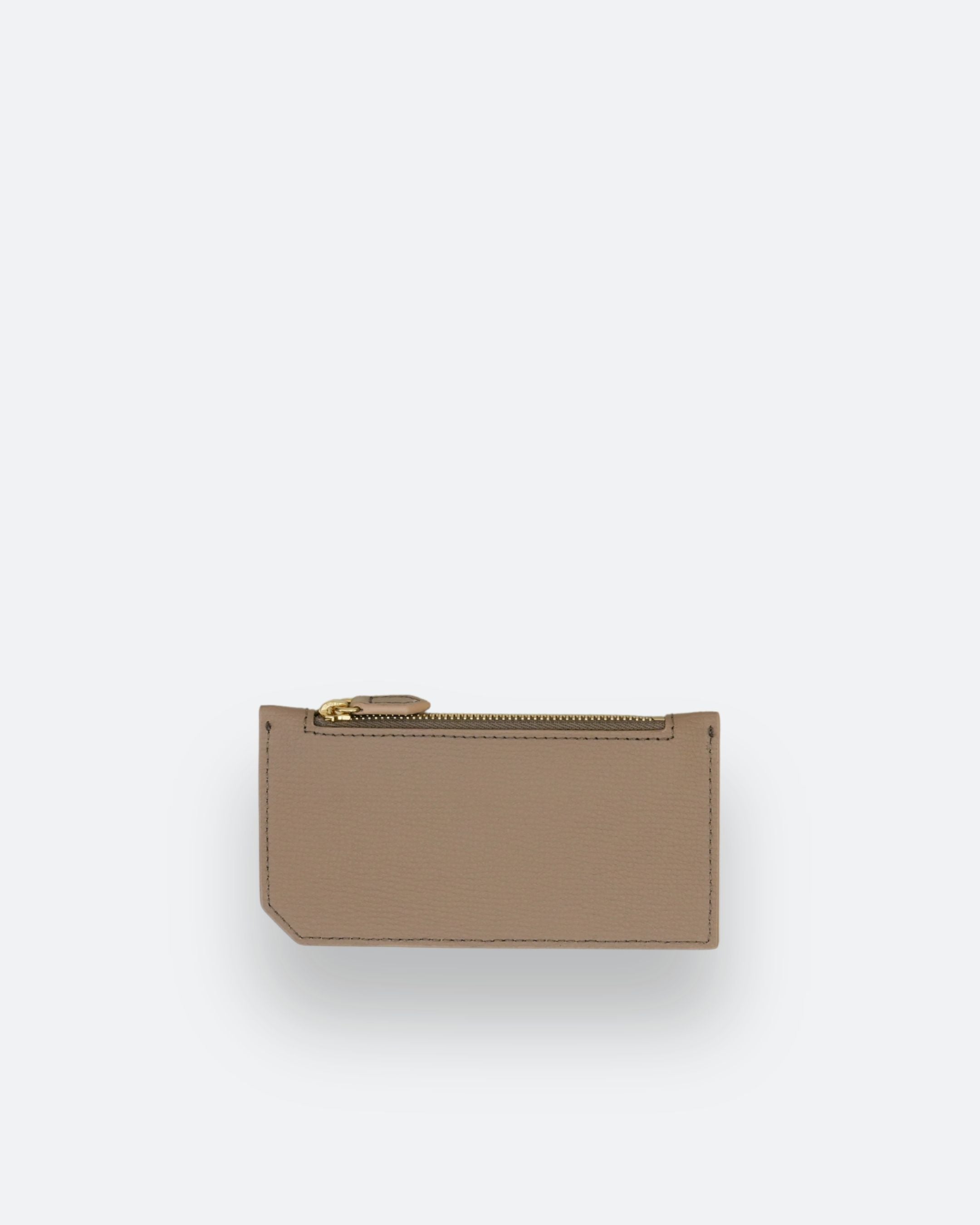 ALEMI Zurich | CARDHOLDER | Accessoires | Greige | Pebbled Leather | Back