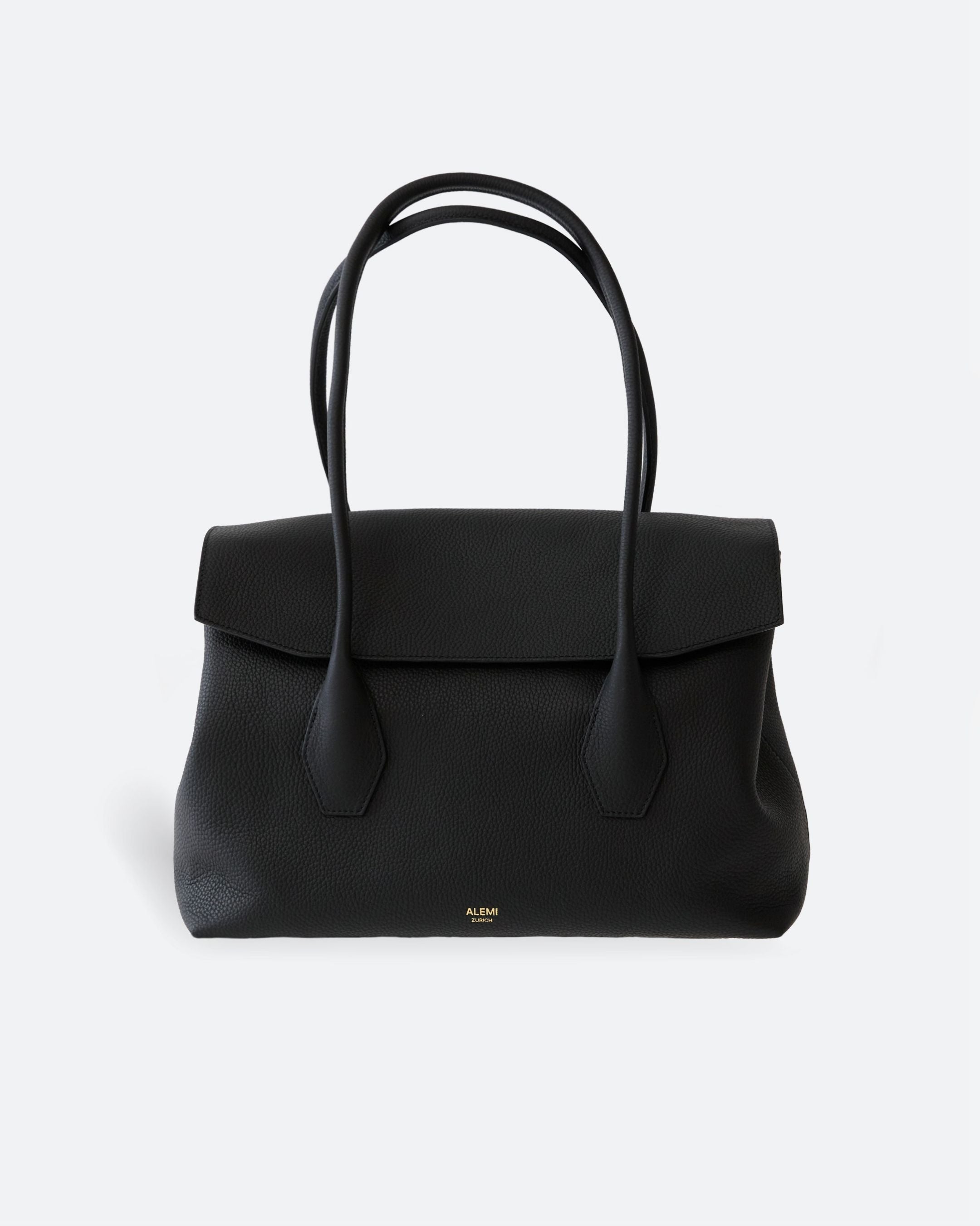 IDA in Cognac - Versatile Leather Shopper for Women | ALEMI Zurich