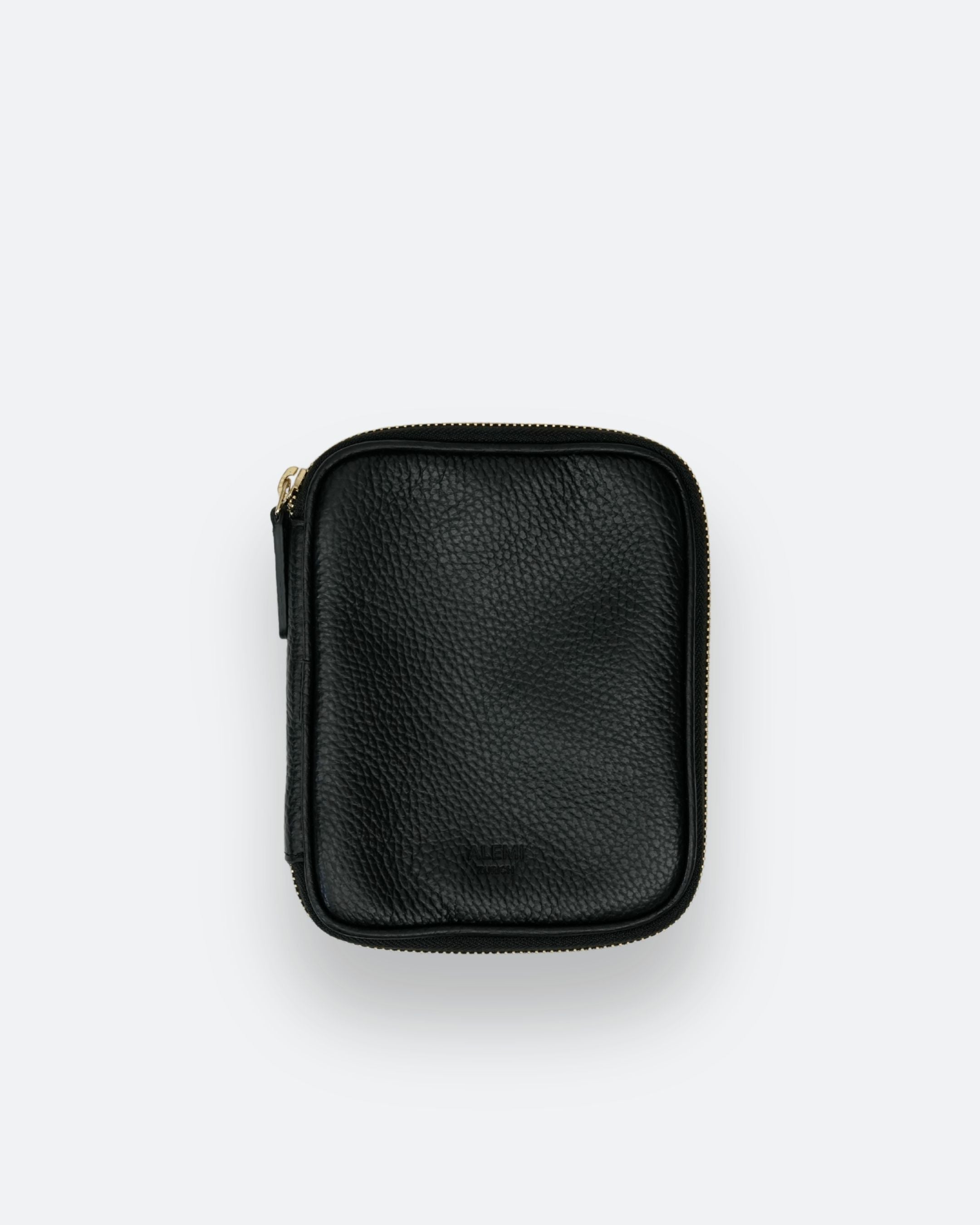 ALEMI Zurich | TECHNOPARK SMALL | Accessoires | Black | Soft Grain Leather | Front
