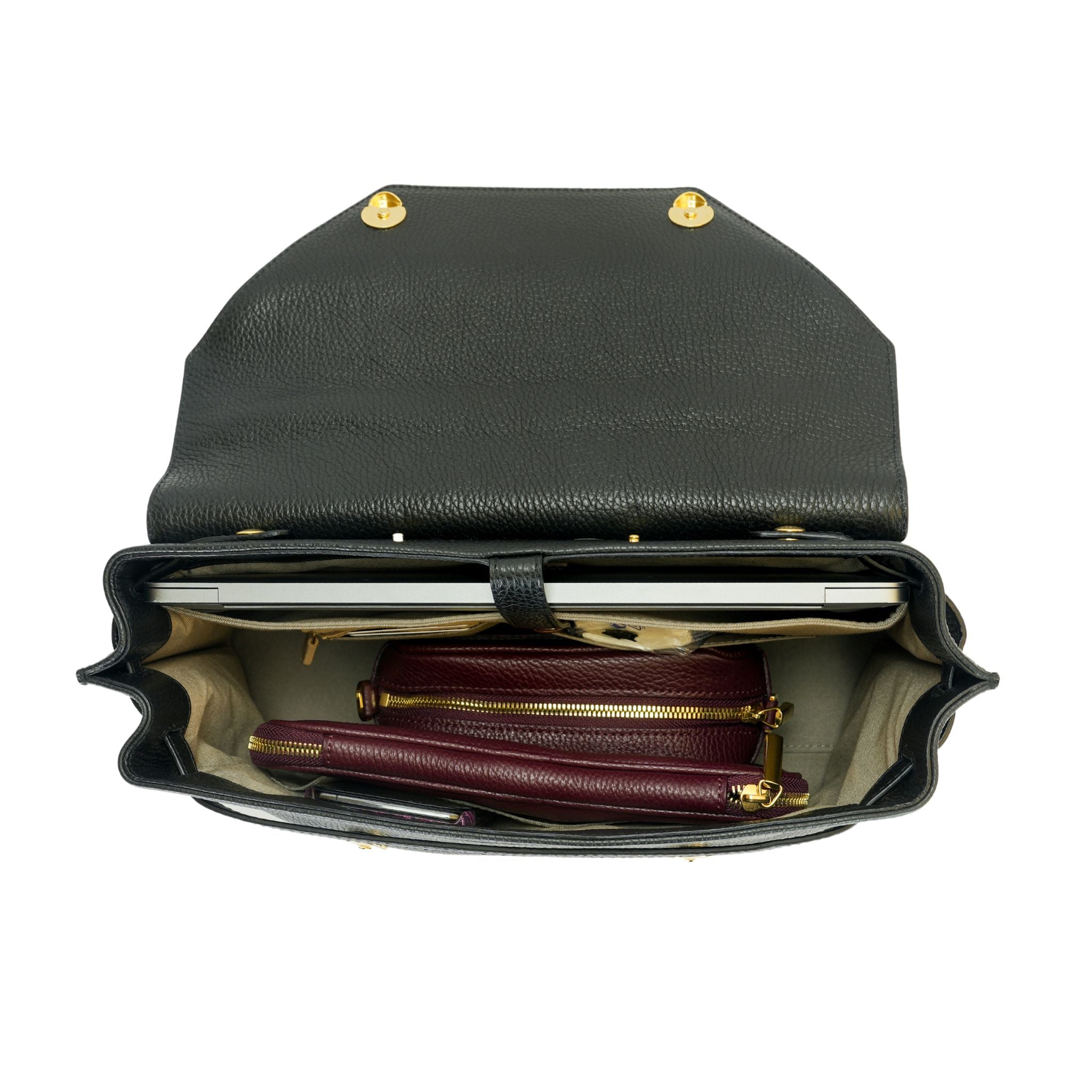 AMELI Zurich | VIADUKT DAY 24 | Black | Soft Grain Leather | Inside