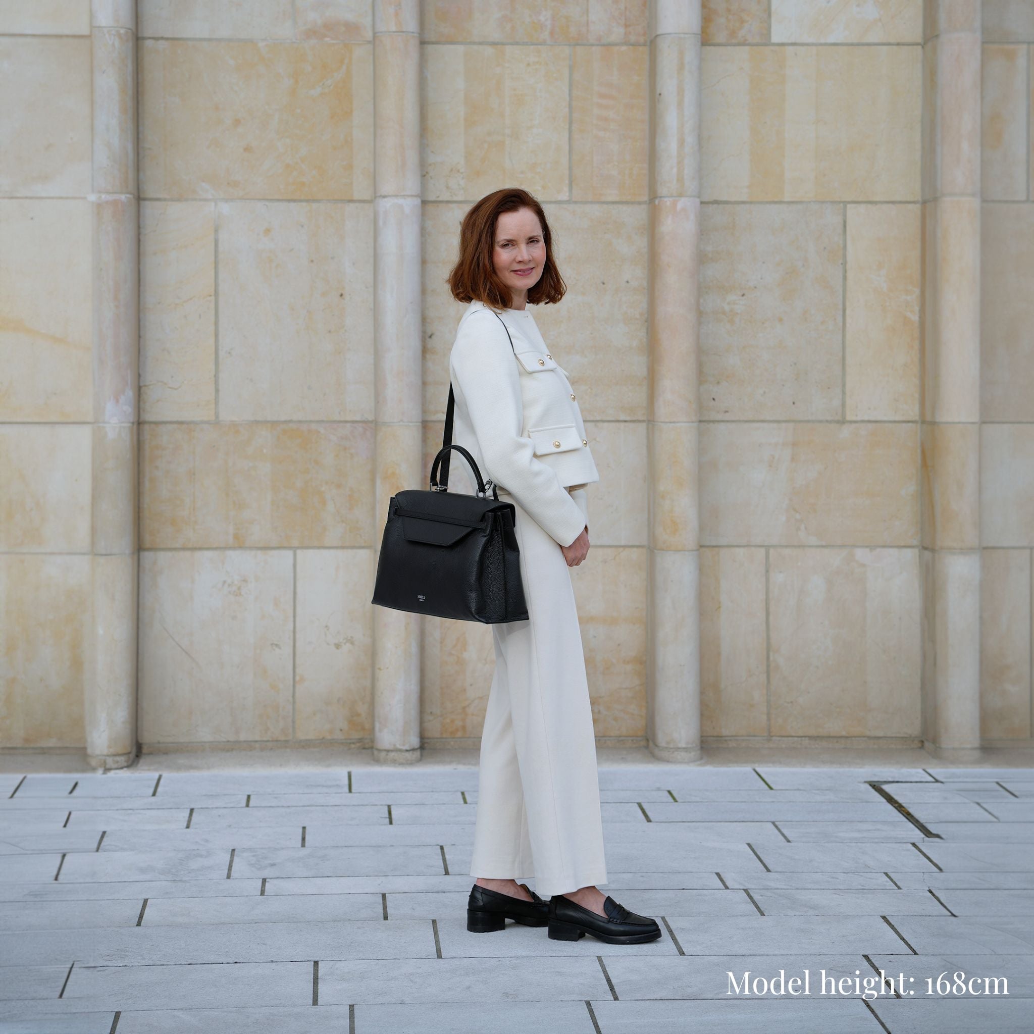AMELI Zurich | VIADUKT WORK 24 | Black with Silver | Soft Grain Leather | Model
