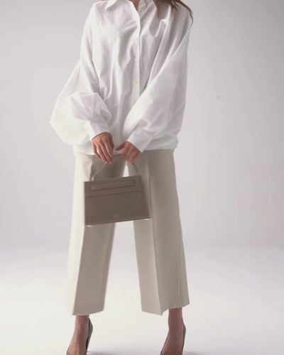 ALEMI Zurich | SEEFELD MINI | Small Bag | Greige | Pebbled Leather | Video